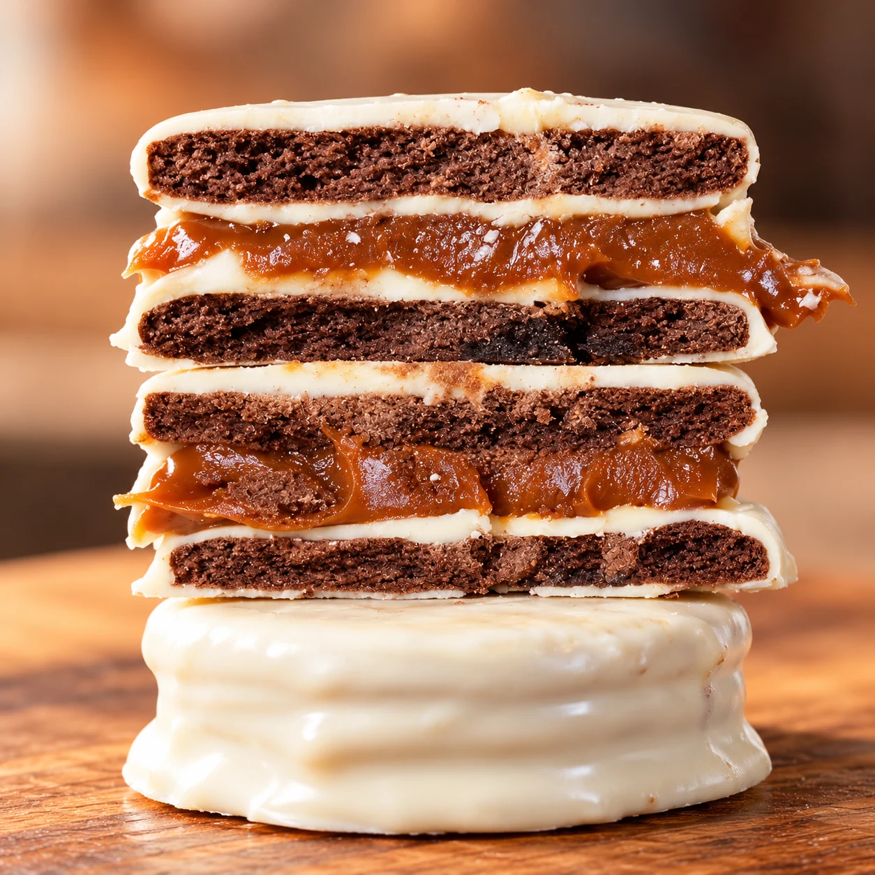 Paquete del alfajor Love420 Blanco de 70 gramos